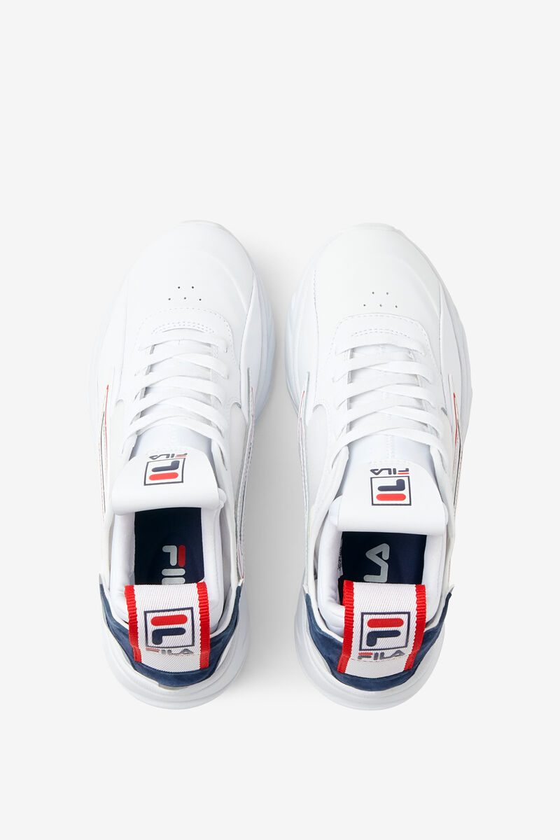 Fila Amore Sneakers Dam Vita Marinblå Röda | 3u5EXti2fvS