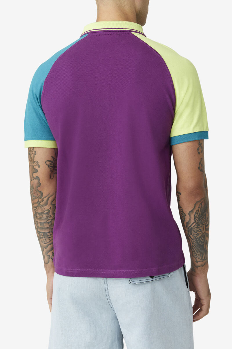 Fila Apollo Polo Polo Shirt Herr Lila Lila | ypraGNel12L