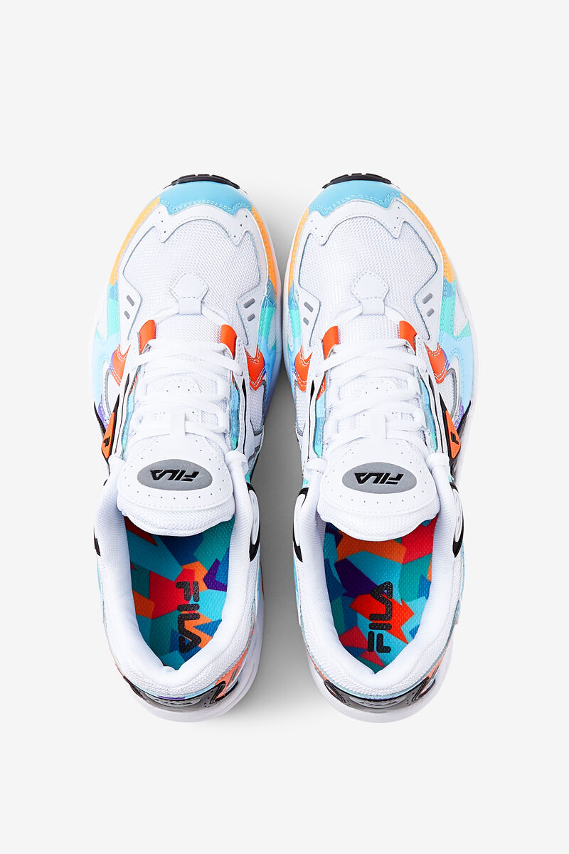 Fila Archive Rjv '90s Trend Dad Sneakers | Fila Sneakers Herr Vita Svarta Lila | 5Mpz7UDPafb