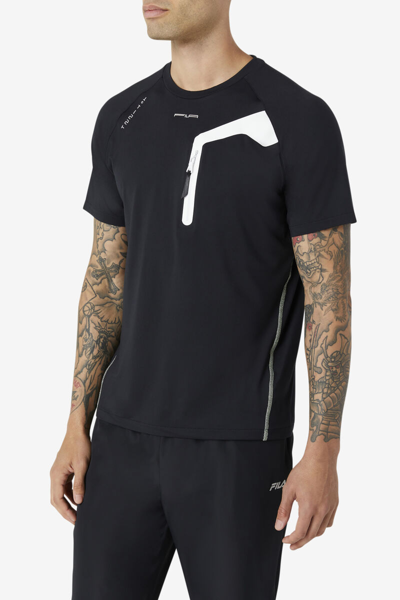 Fila Arcturus T-shirt Herr Svarta Vita | iUAjJfz14wp