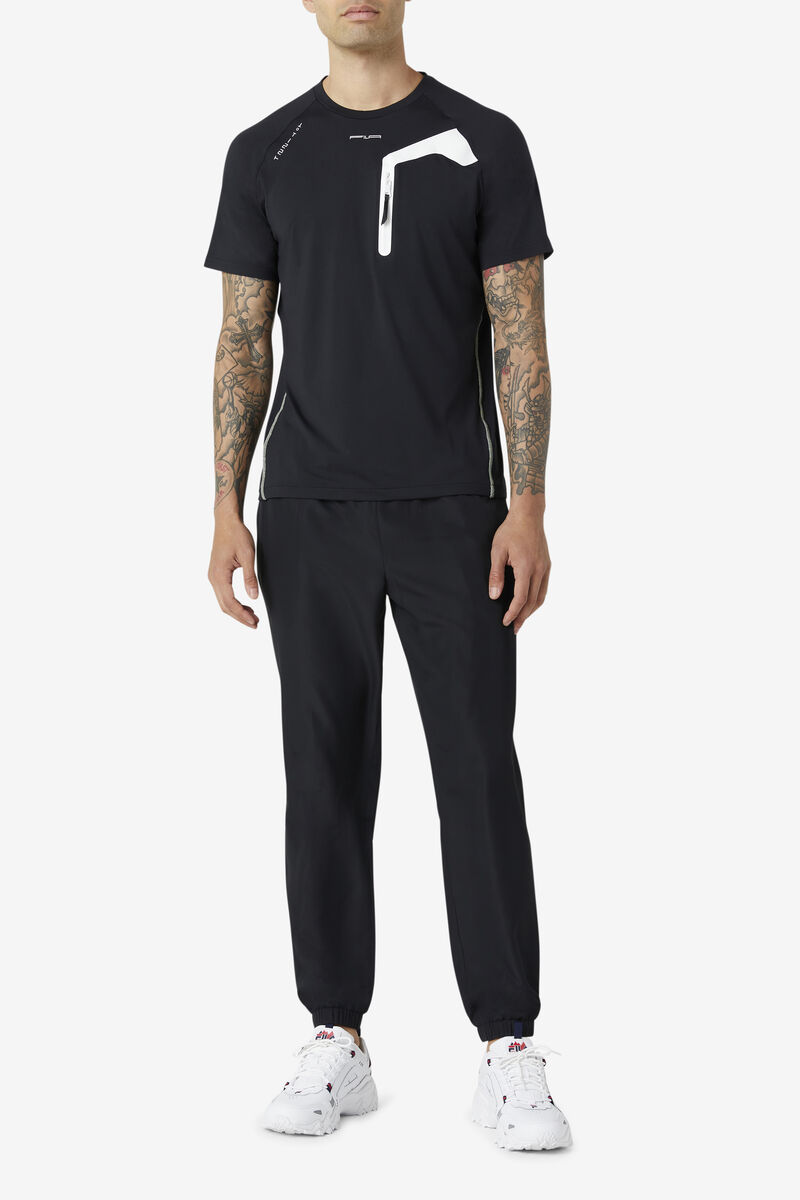 Fila Arcturus T-shirt Herr Svarta Vita | iUAjJfz14wp