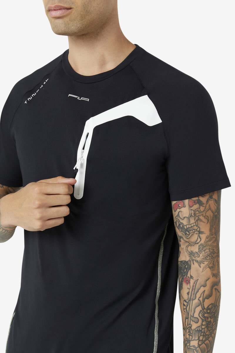 Fila Arcturus T-shirt Herr Svarta Vita | iUAjJfz14wp