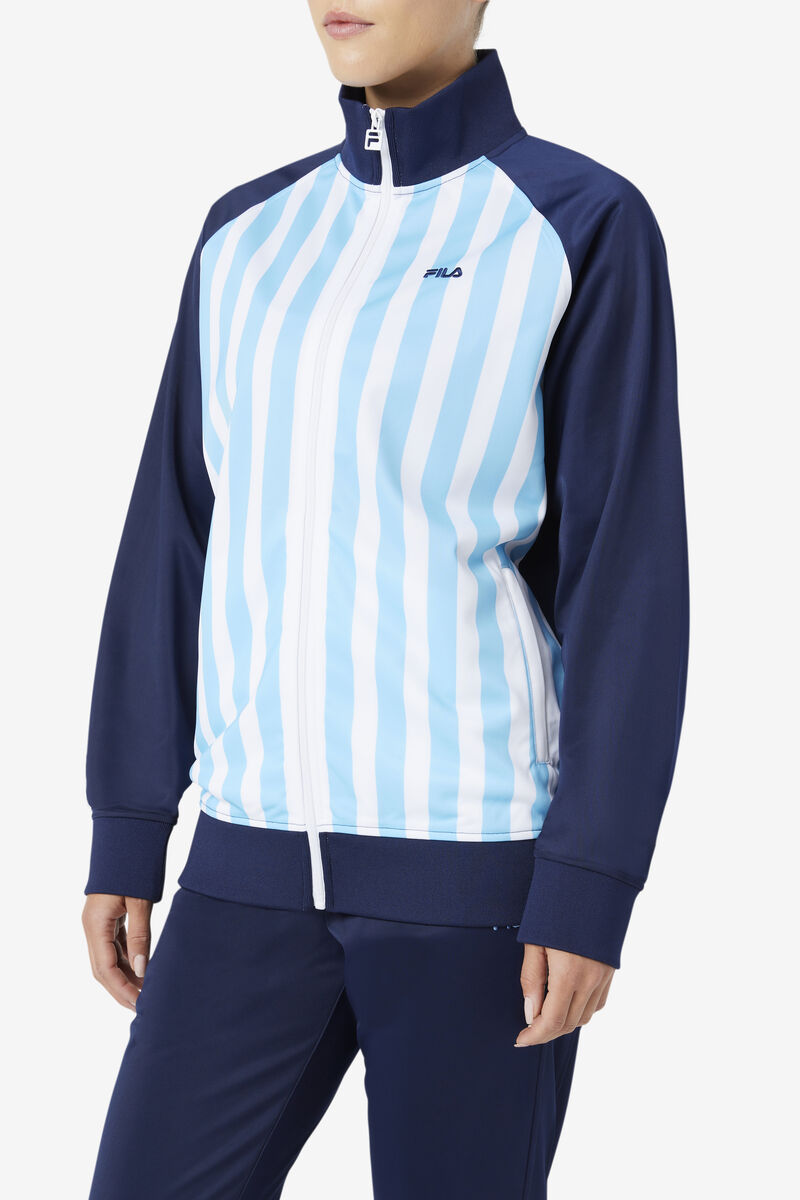 Fila Argentina Track Jacket Träningsoverall Herr Marinblå Vita | hDi7FSkWCIq