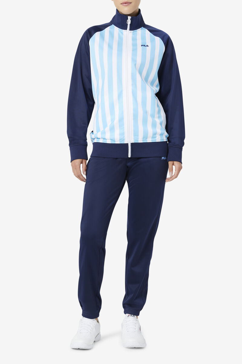 Fila Argentina Track Jacket Träningsoverall Herr Marinblå Vita | hDi7FSkWCIq