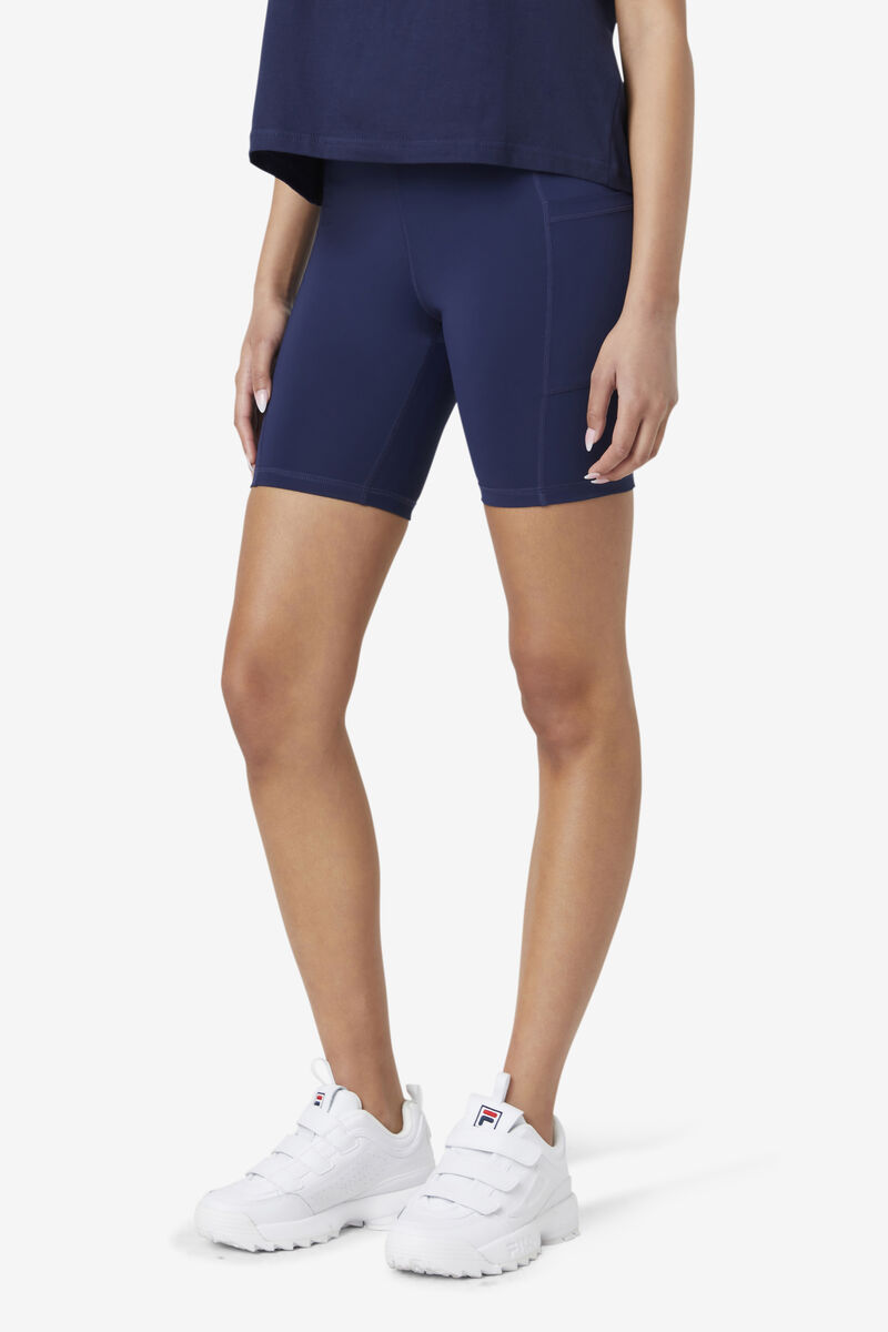 Fila Aries Bike Kort Shorts Dam Marinblå | ihAFo2IIpkK