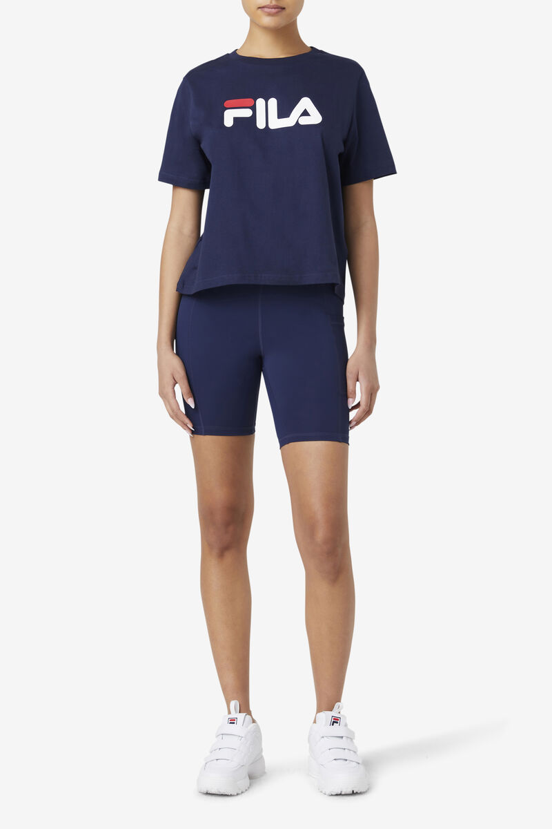 Fila Aries Bike Kort Shorts Dam Marinblå | ihAFo2IIpkK