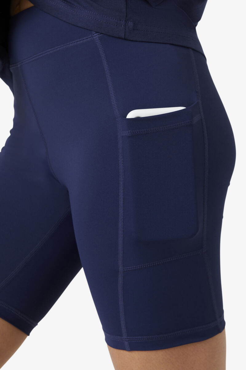 Fila Aries Bike Kort Shorts Dam Marinblå | ihAFo2IIpkK