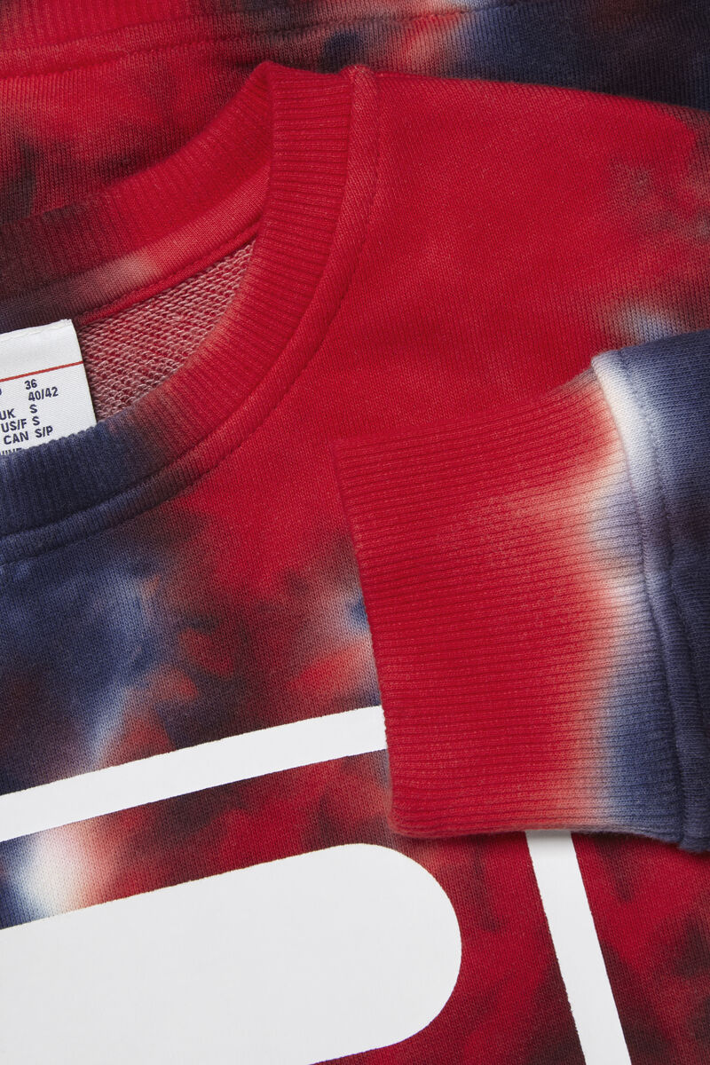 Fila Ashley Tie Dye Sweatshirt Tröjor Dam Marinblå Röda | GH5vUtJJuqi