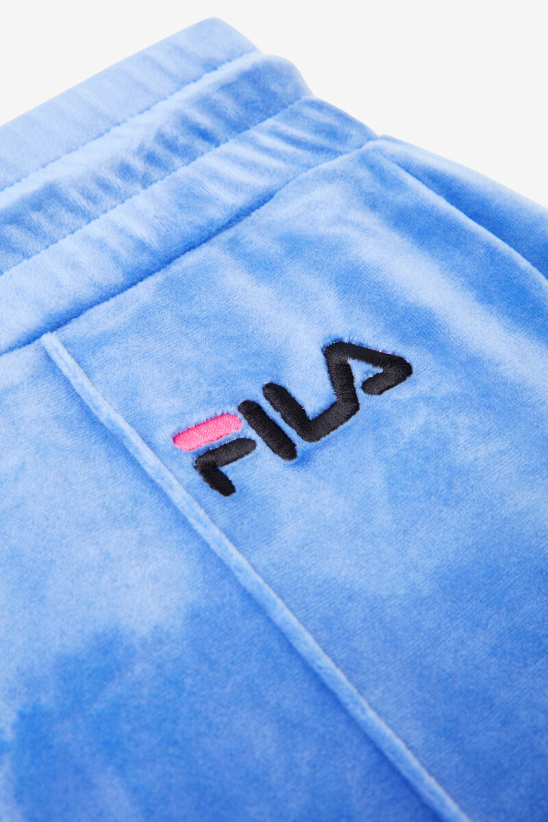 Fila Astrid Velour Pant Byxor Dam Blå Svarta | DWqO3wTQ5P7