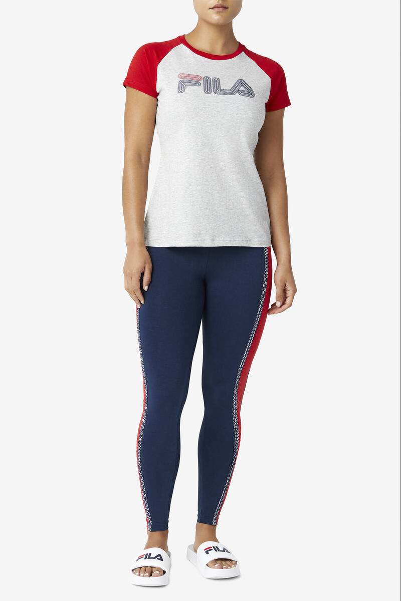 Fila Baseball T-shirt Dam Röda | vf3Bfz6DURB