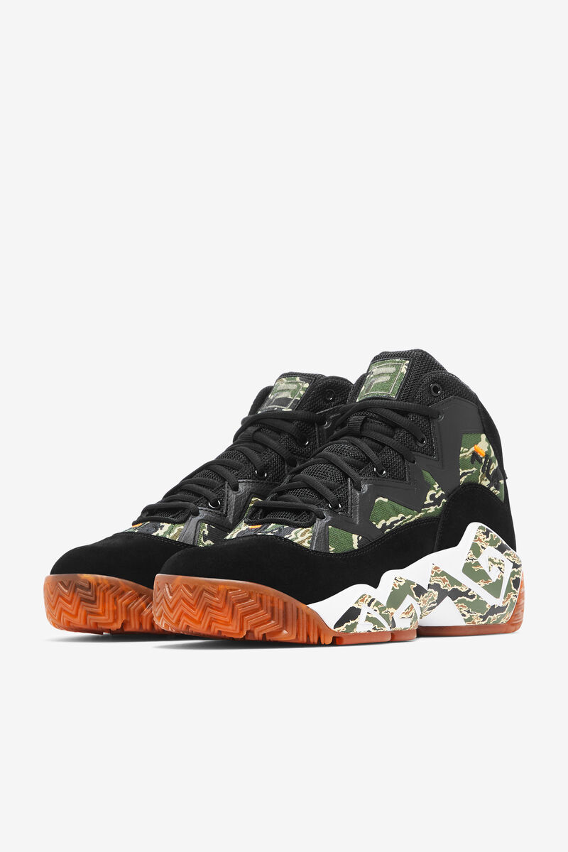 Fila Basketball Shoe With Camo Detail | Fila Sneakers Herr Svarta Vita | ENuOH4UbHVP