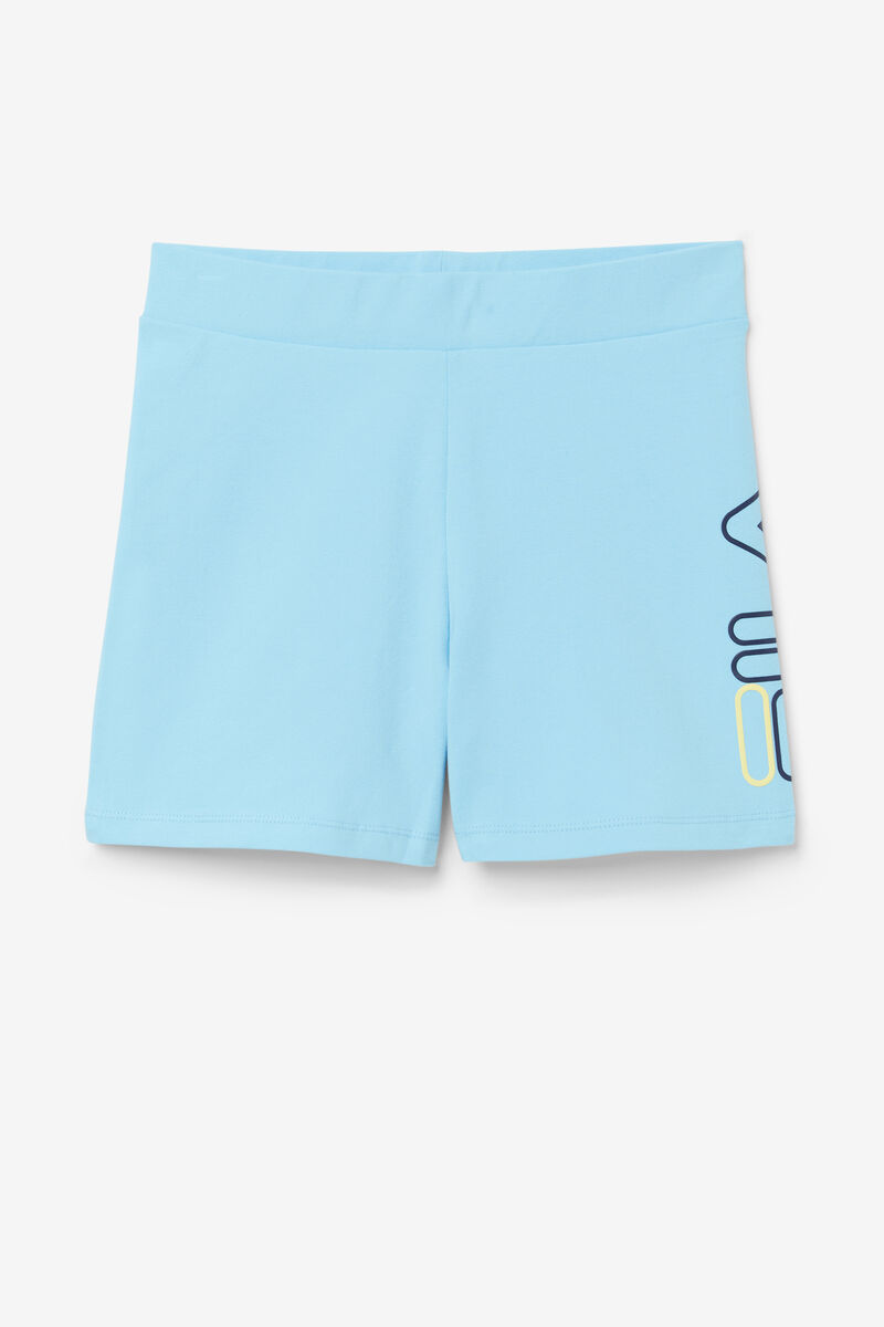 Fila Beatriz High Midja Bike Shorts Shorts Dam Blå Marinblå | fBTvevME64g