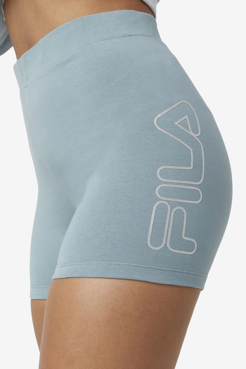 Fila Beatriz High Midja Bike Shorts Shorts Dam Silver | ulCNq5taJts