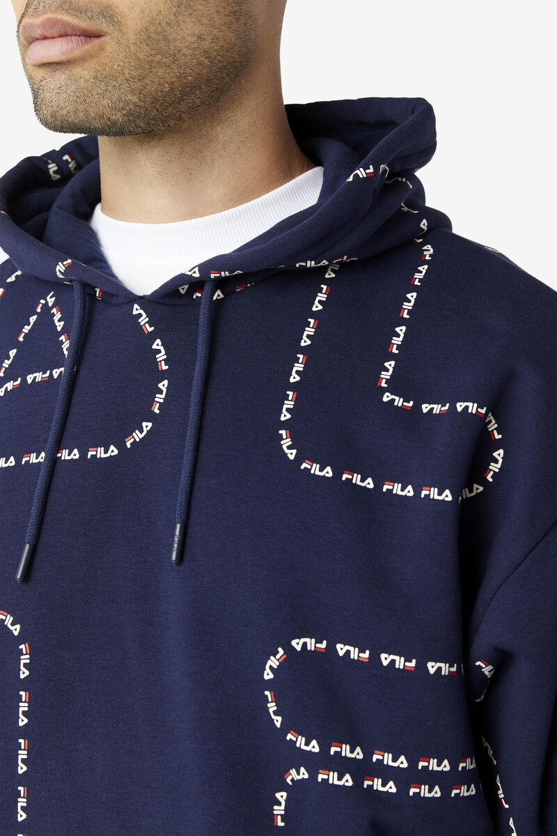 Fila Bedford Hoodie Hoodie Herr Marinblå Marinblå | noPd1ZlBWRF