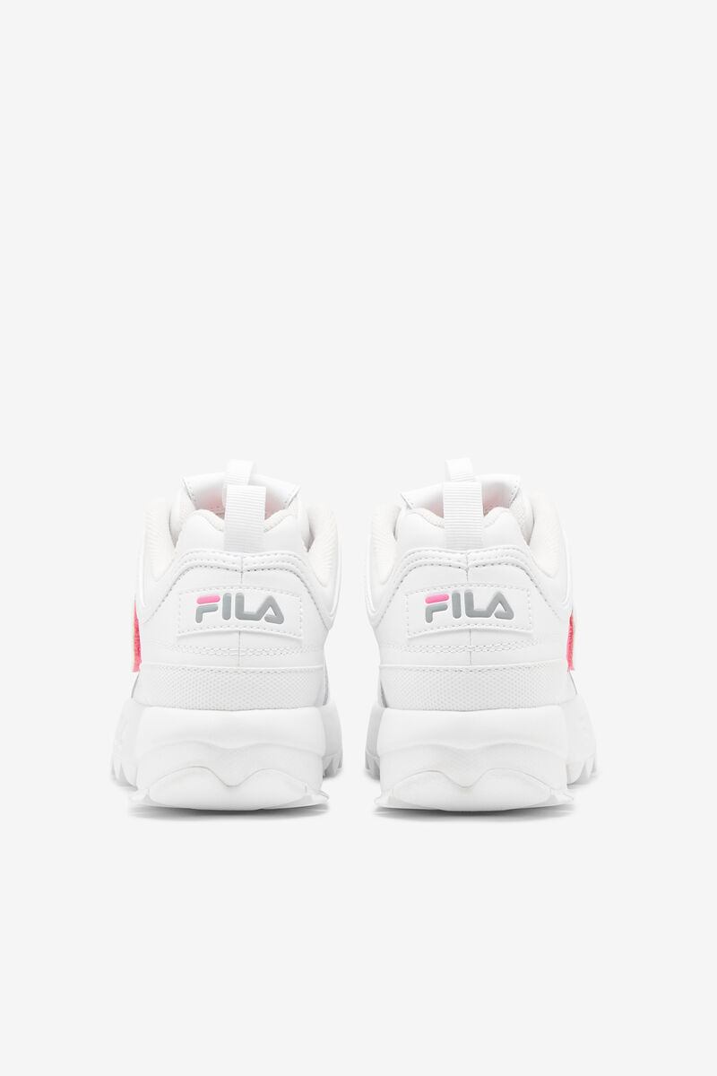 Fila Big Disruptor 2 Logo Reveal Platform Skor Barn Vita Rosa | 3Um6Cp3Mome