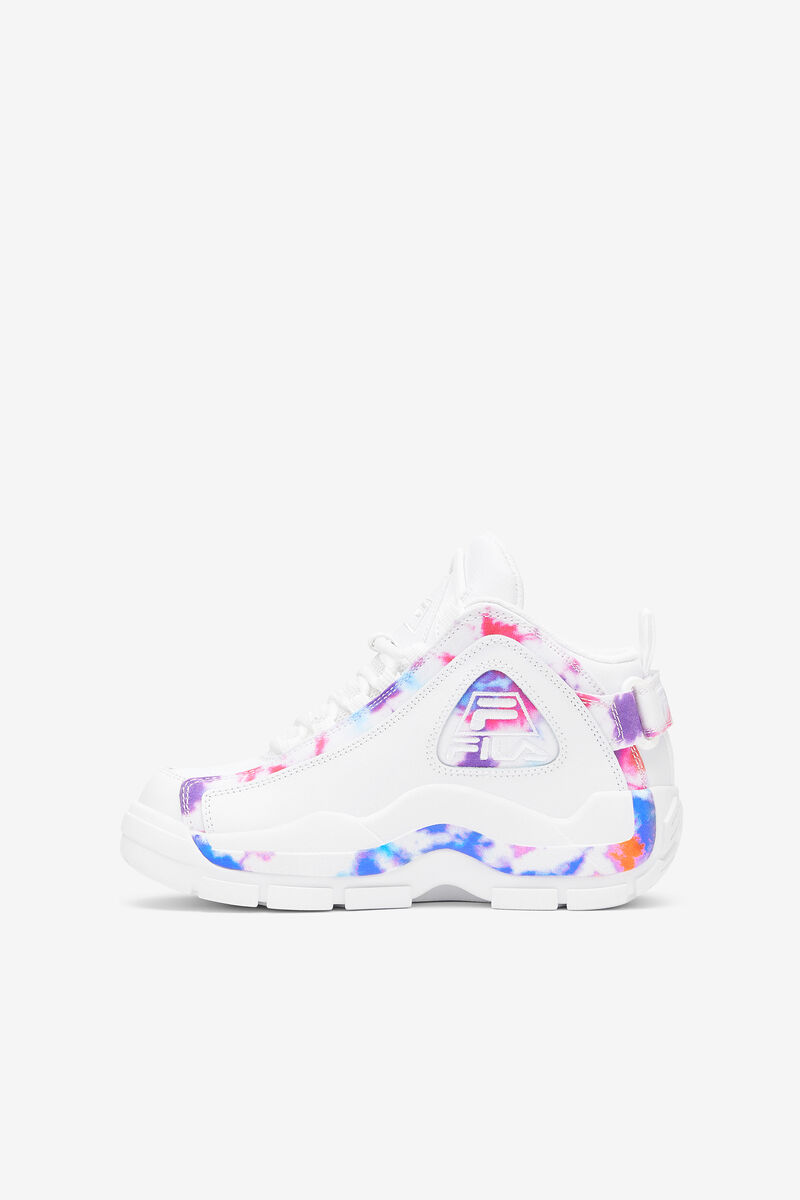 Fila Big Grant Hill 2 Tie Dye Basketskor Barn Vita Vita | sexUKhpGyLe