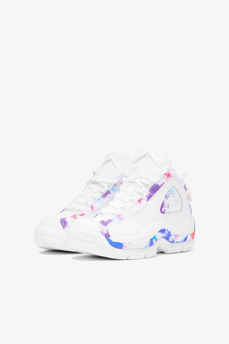 Fila Big Grant Hill 2 Tie Dye Basketskor Barn Vita Vita | sexUKhpGyLe