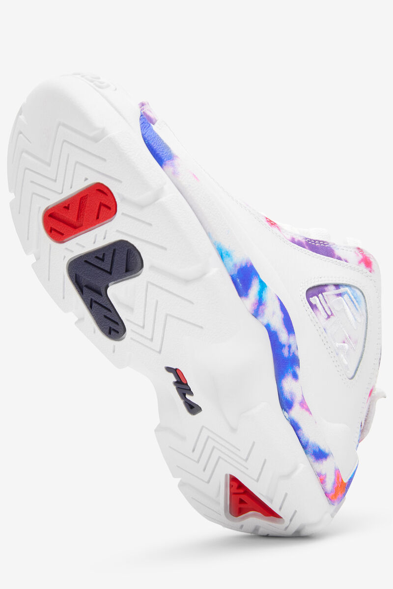 Fila Big Grant Hill 2 Tie Dye Basketskor Barn Vita Vita | sexUKhpGyLe