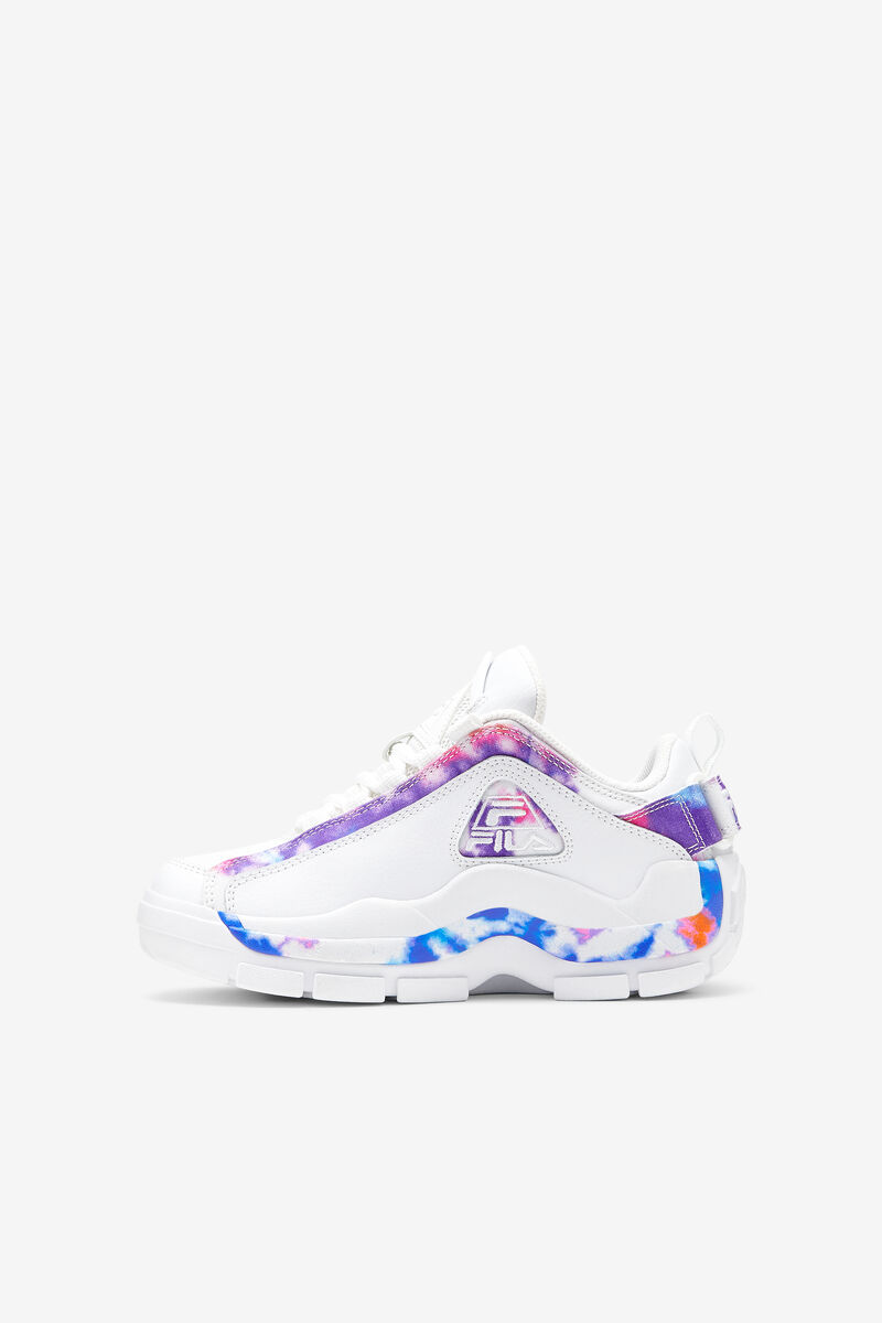 Fila Big Grant Hill 2 Tie Dye Low Basketskor Barn Vita Vita | 6sACIvnOCCH