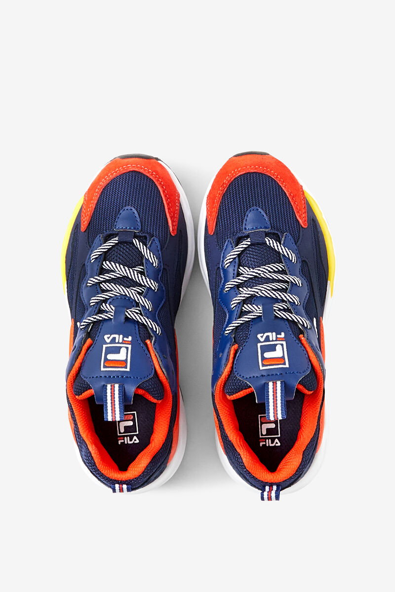Fila Big Kids&rsquo; Ray Tracer Promenadskor Barn Marinblå Blå Röda | 9SCnVwPZ2Oc