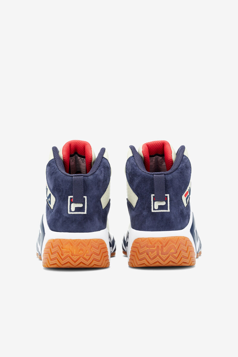 Fila Big Mb Basketskor Barn Grädde Vita Marinblå | mZfISTlNJ1t