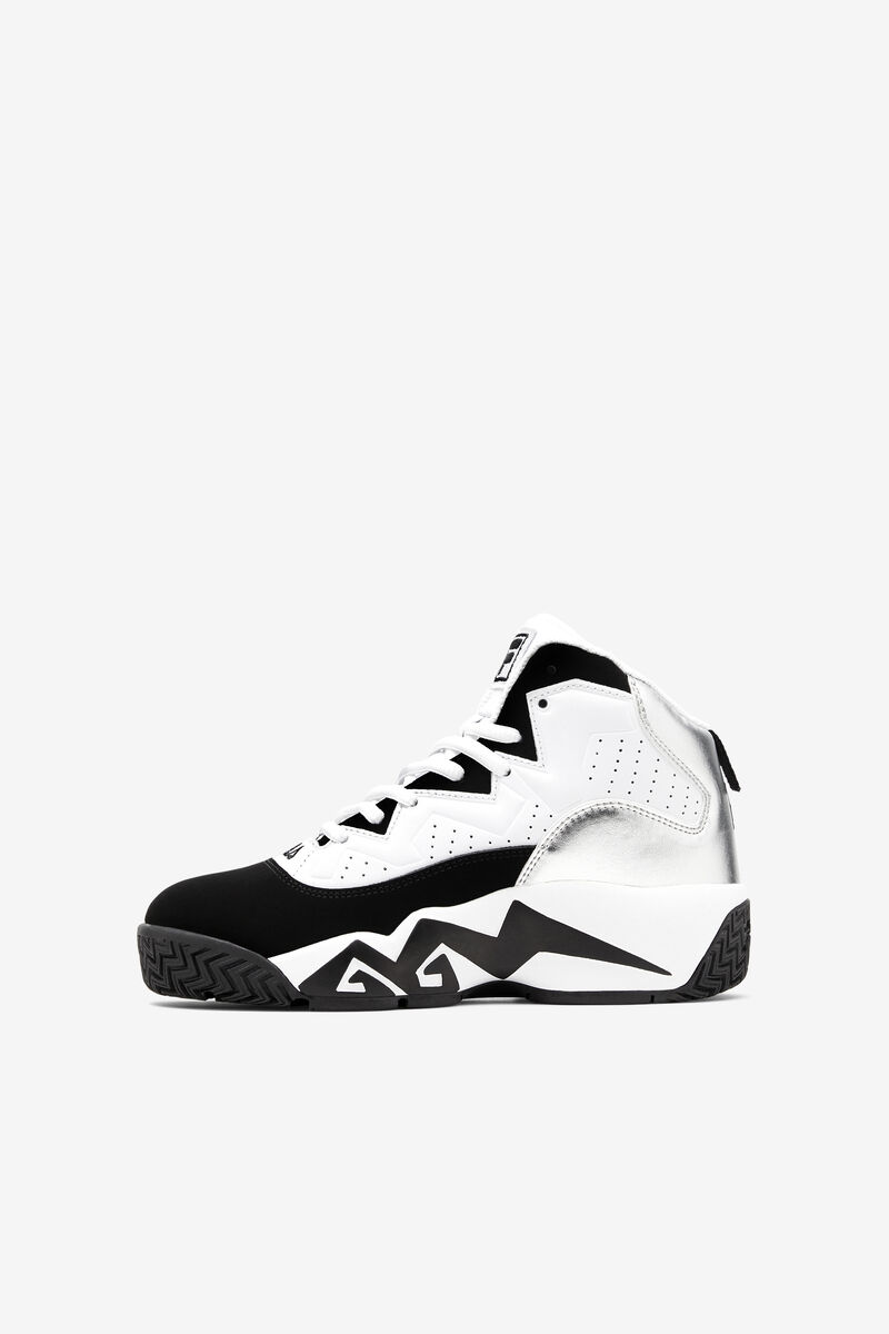 Fila Big Mb Basketskor Barn Vita Metal Silver Svarta | HcmgrN7boOT