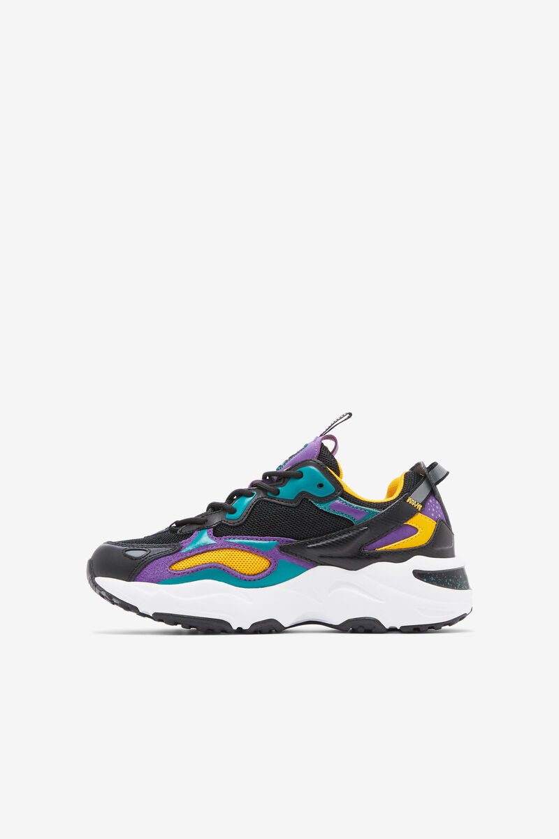 Fila Big Ray Tracer Apex Platform Skor Barn Svarta Kungsblått Lila Vita | vE6tZUh9mHR