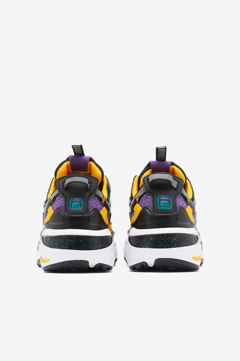 Fila Big Ray Tracer Apex Promenadskor Barn Svarta Kungsblått Lila Vita | GgngJ3MKVDM