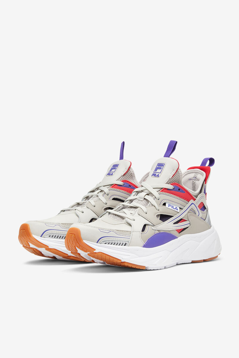 Fila Black & Red Hallasan High Top Sneakers | Fila Sneakers Herr Silver Grå Mörkblå | K9zNLlvEdYm