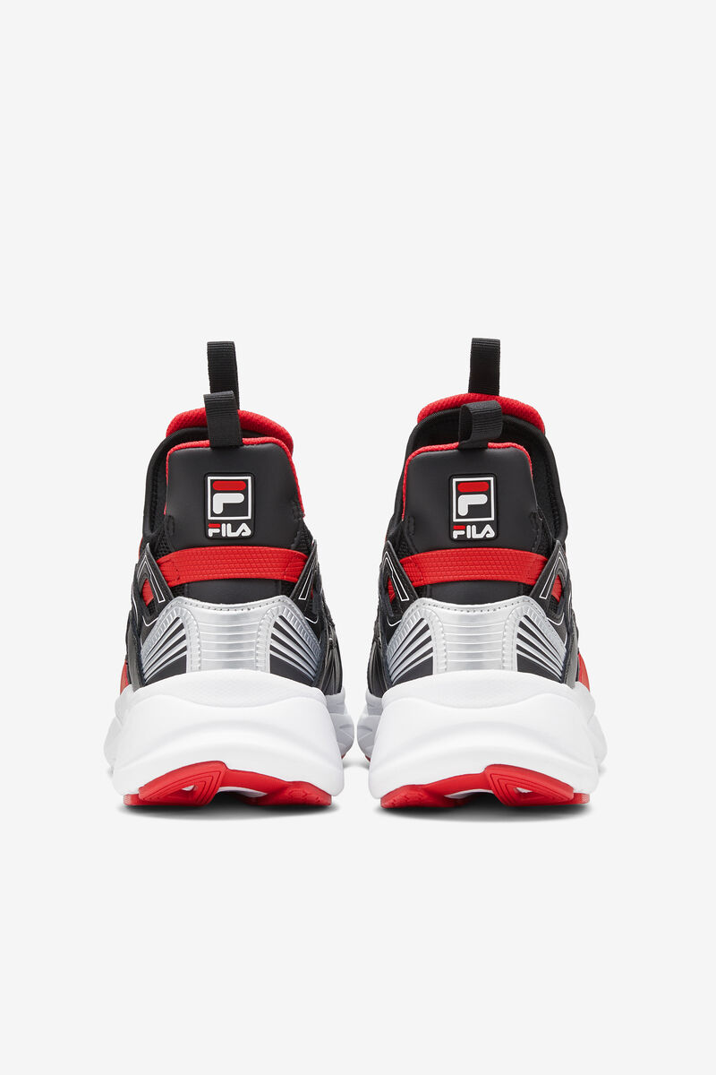 Fila Black & Red Hallasan High Top Sneakers | Fila Sneakers Herr Svarta Röda Vita | bh6Wyn4MpOY