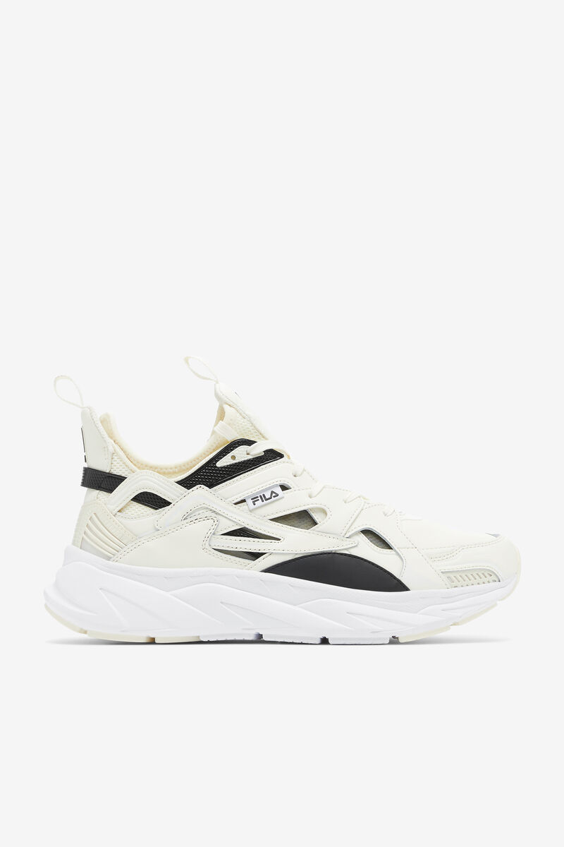 Fila Black & Red Hallasan High Top Sneakers | Fila Sneakers Herr Vita Svarta Vita | x5YRszziuSY