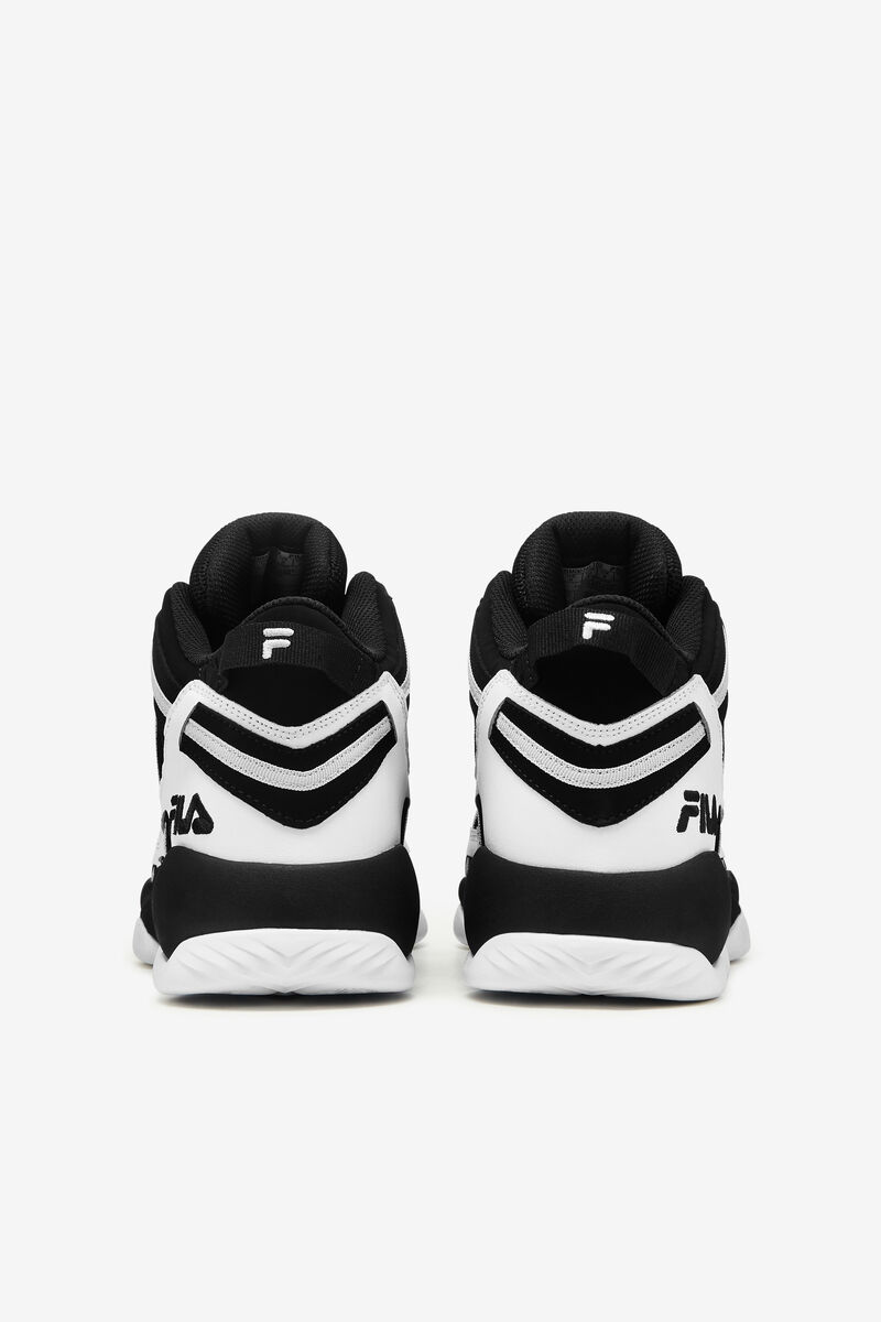 Fila Black Stackhouse Spaghetti Sneaker | Fila Sneakers Herr Vita Svarta Metal Silver | D5LwYD2o1W6