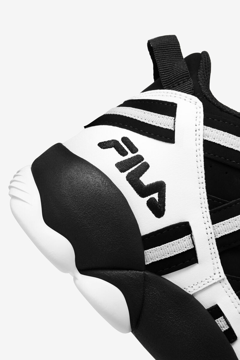 Fila Black Stackhouse Spaghetti Sneaker | Fila Sneakers Herr Vita Svarta Metal Silver | D5LwYD2o1W6