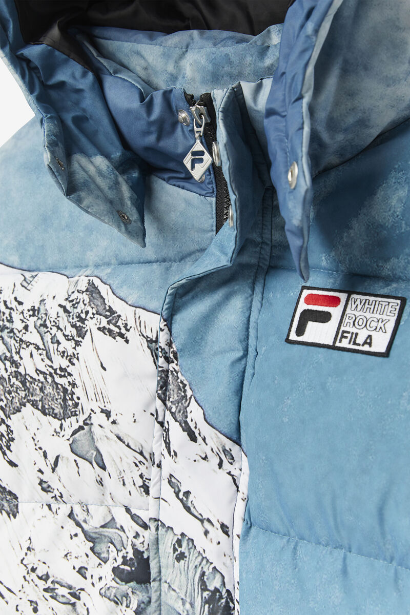 Fila Blanc Puffer Jacket Jacka Herr Vita Svarta | rLJBggNhfBQ