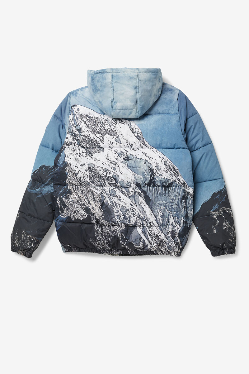 Fila Blanc Puffer Jacket Jacka Herr Vita Svarta | rLJBggNhfBQ