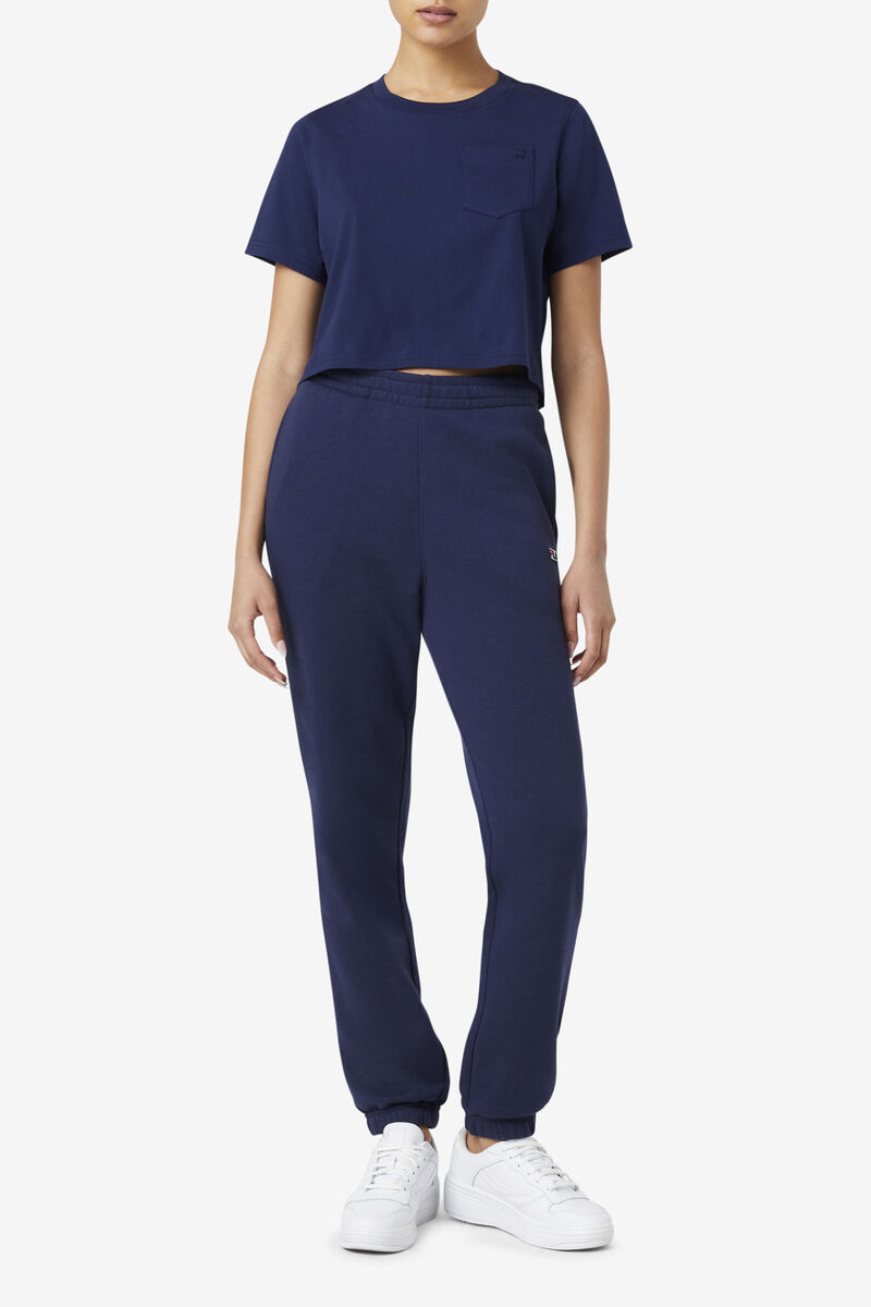 Fila Blenda T-shirt Dam Marinblå | beh6hFodcEc