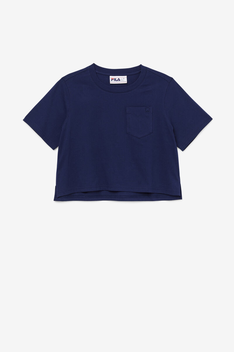 Fila Blenda T-shirt Dam Marinblå | beh6hFodcEc
