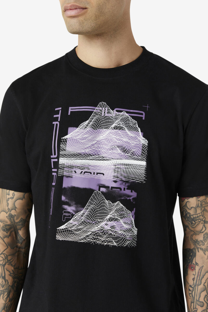 Fila Blockfire T-shirt Herr Svarta | DSeG2UDoUGa