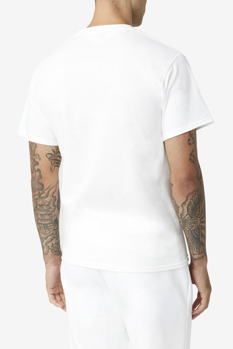 Fila Boniface Tie Dye T-shirt Herr Vita | QvOVzi8bYcX