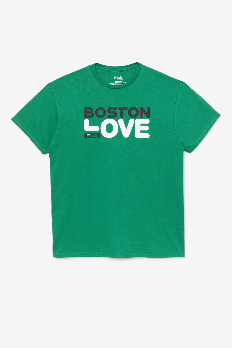 Fila Boston Love T-shirt Herr Gröna | CQxHG2iHbln