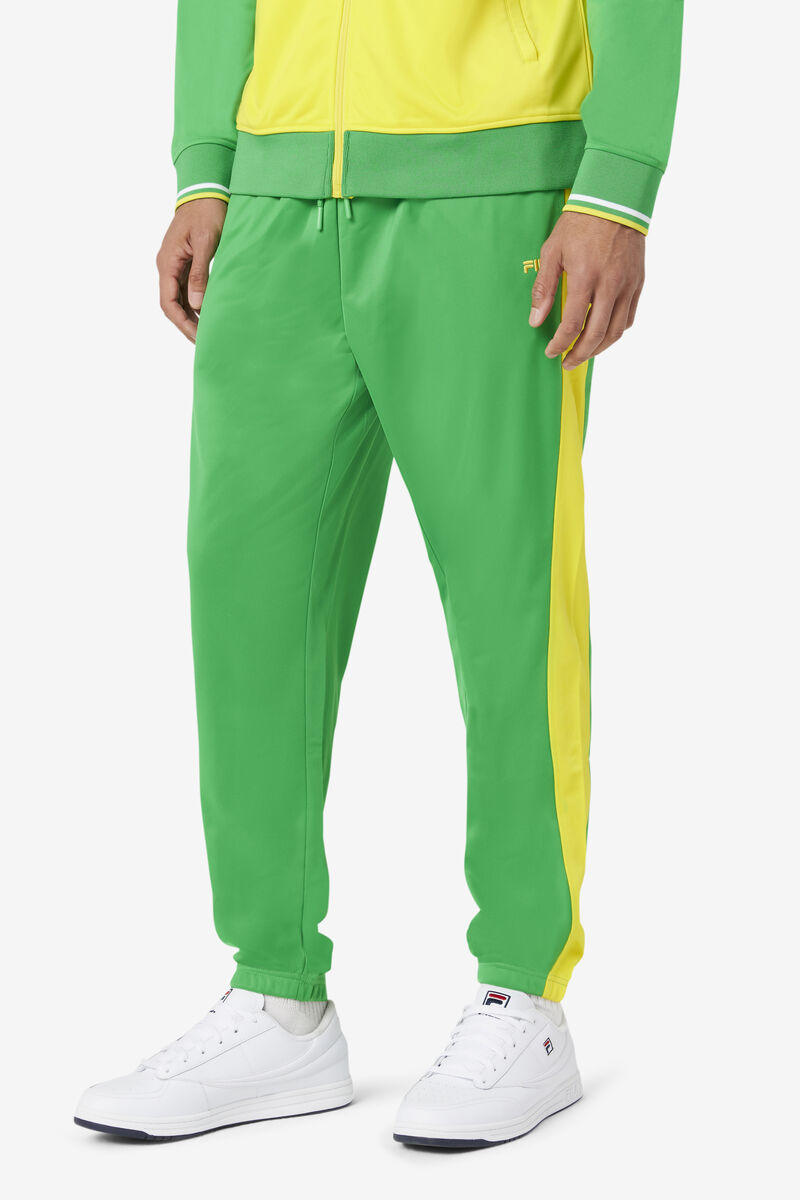Fila Brazil Track Pant Träningsoverall Dam Gröna Gula | y9nDZmtevlY