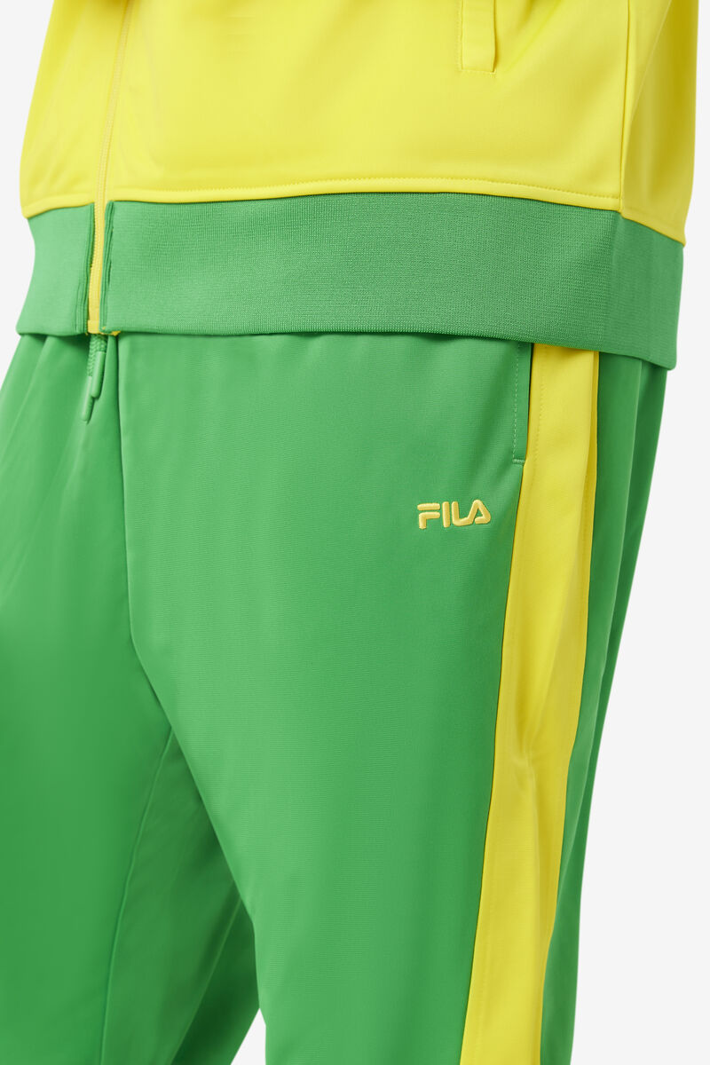 Fila Brazil Track Pant Träningsoverall Herr Gröna Gula | Kap5YUlQpog