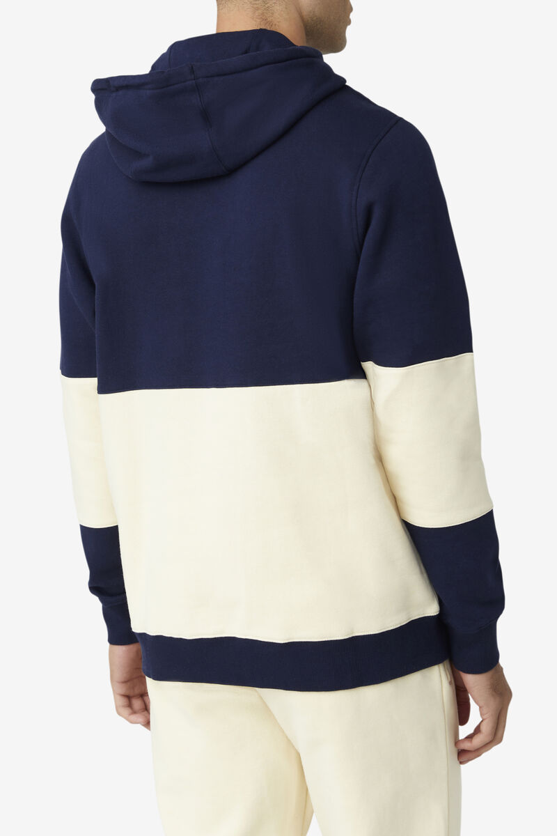 Fila Bryan Hoodie Hoodie Herr Marinblå Ljusblå Bruna | yHY53Opo9Ji