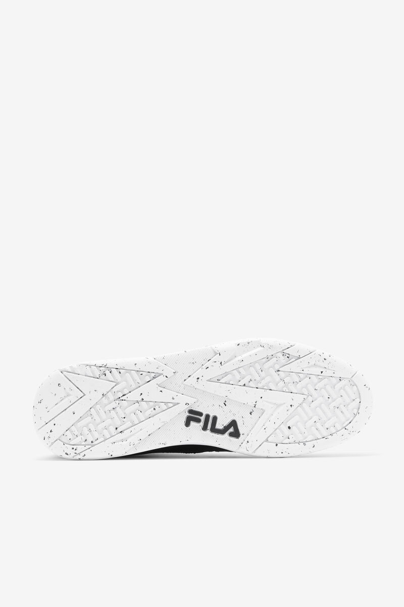 Fila Cage Mid Top Basketball Shoes | Fila Sneakers Herr Svarta Vita Svarta | W1KuLXa6XOZ