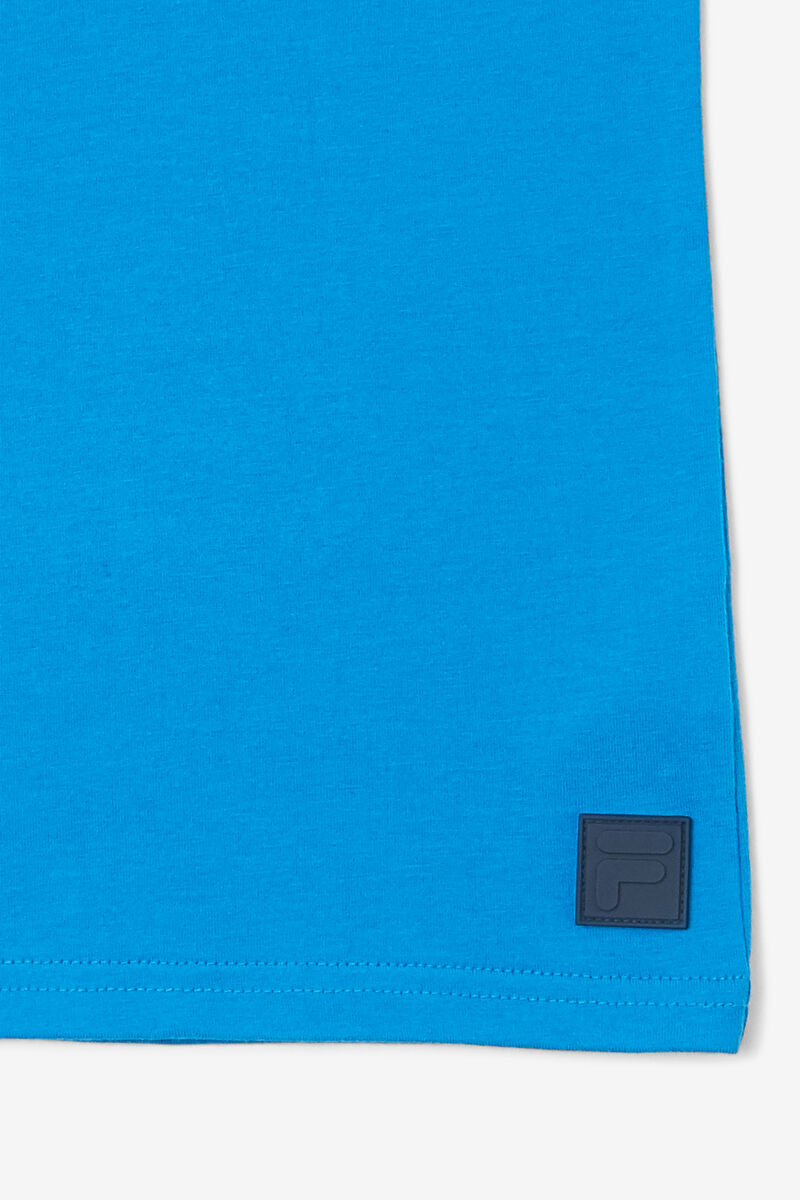 Fila Camden Printed T-shirt Barn Blå | cgTLNUBZZhJ