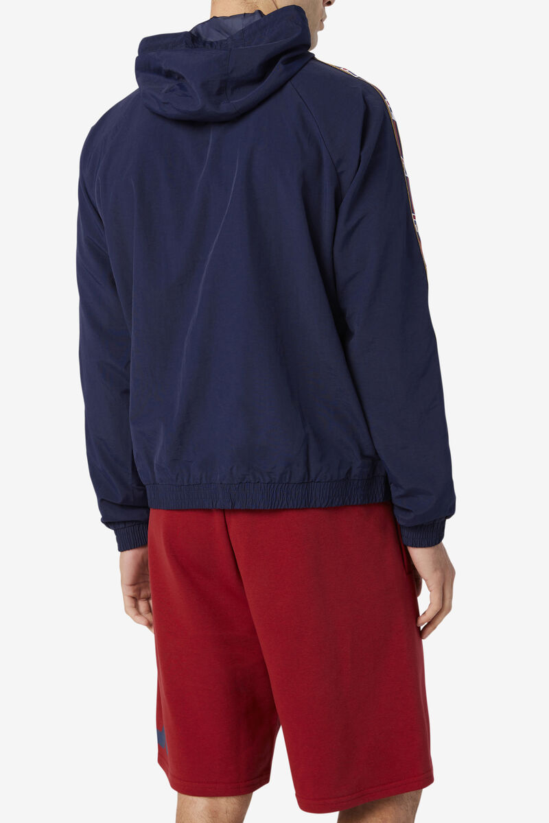 Fila Cameron 1/2 Zip Vind Jacket Jacka Herr Marinblå | y9sQphw8pyJ