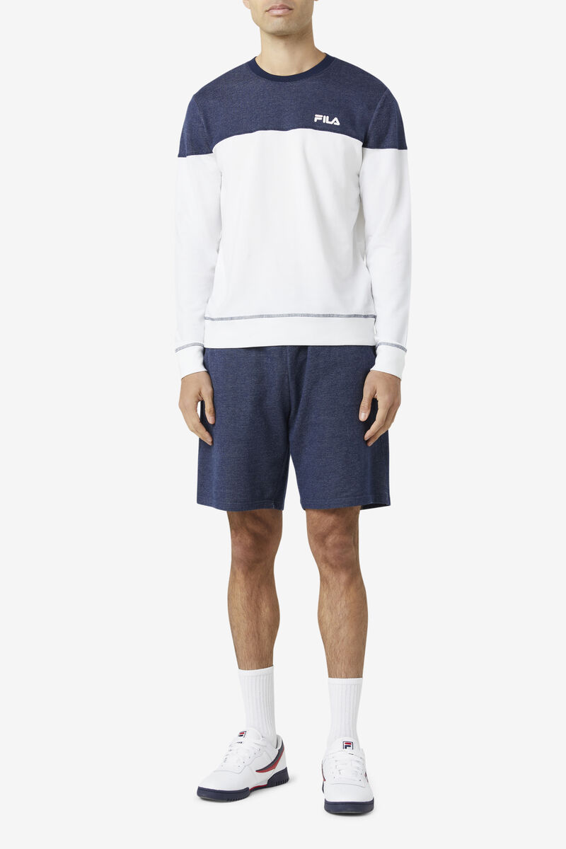 Fila Carpathian Crew Tröjor Herr Marinblå Vita Röda | Uzi9ykxGGmn