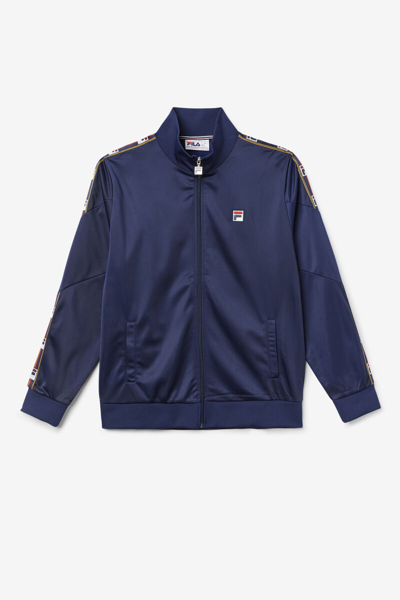 Fila Carson Track Jacket Casual Kappor Herr Marinblå | 32vAD8n29mv