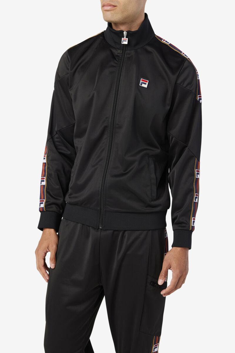 Fila Carson Track Jacket Jacka Herr Svarta | bBlzJC8q5eD