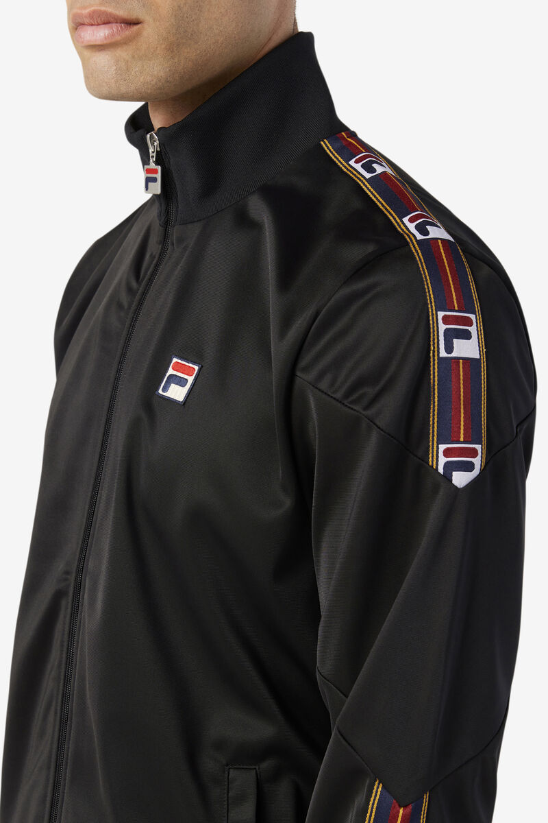 Fila Carson Track Jacket Jacka Herr Svarta | bBlzJC8q5eD
